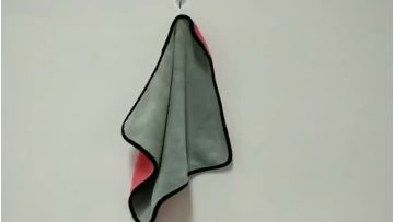Coral fleece towel video
