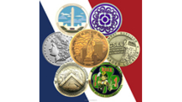 Promotional gifts custom gold-plated antique coins die-cast 3D embossed logo custom metal challenge coins1