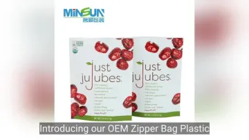 Premium Zippered Plastic Snack Bags for Healthy Food Storage Zipper Bag1