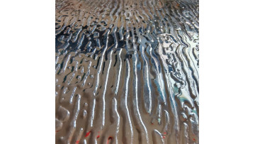 Aluminim with Embossed grain for Decoration