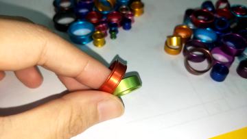 Hight quantity aluminium bird & pigeon foot ring1