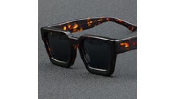 Retro Acetate Glasses with Polarized Lenses and Custom Logo #1439S1