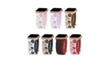 Custom Apple Watch Band Strap Laser Engraving 38 40 41 42 44 45mm Apple Watch Band Series 7 6 5Se apple Watch Neoprene1