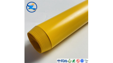 High quality customizable yellow PVC film