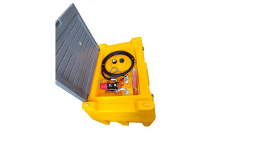 Application of plastic fuel tank