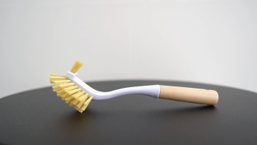 Topwill Factory Direct Sales Double Sided Toilet Brush  Wood Long Handle Scrub Double Side Cleaning Brush1