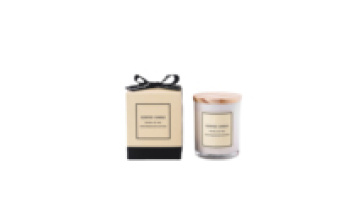 Custom Logo Aromatic Candle Relaxing Sleep Soothes Stress and Anxiety Aromatherapy Candle with Wooden Lid1