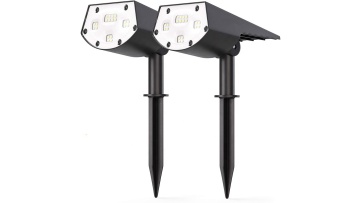 Wason Wholesale 20LED Upgraded Ultra Bright IP65 Outdoor Waterproof Landscape Solar Spotlight Wireless Garden Lawn Light1