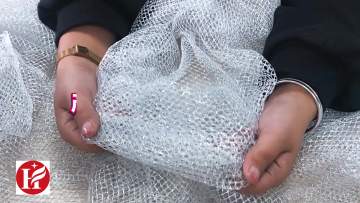 OEM Single-Sided Silver Diamond Mesh Fabric Glossy Flat 100% Polyester Decorative Cloth for Lining & Garment Use1