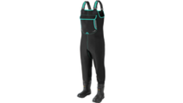 Custom 5mm Green Color Neoprene Chest Waders Bootfoot Fly Fishing For Lady1