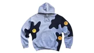 Wholesale Custom Color Block Hoodie Cotton Embroidery Pullover Hoodie Patchwork Patches Streetwear Hip Hop Men's Hoodies1