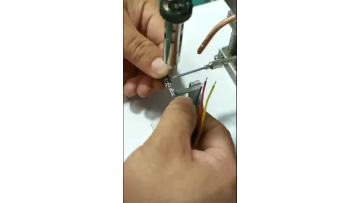 Multi-core cable soldering