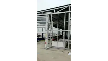 High Speed Automatic Industrial Electric PVC Transparent Rolling Door High Speed Rollup Full Clear PVC Rapid Security Door for Clear Room / Workshop / Warehouse1