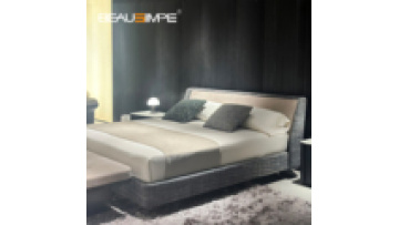 Bedroom Furniture Set Beds Leather Queen Wooden Frame Sets Stylish Nubuck Full Frames Fabrics Minimalist Modern King Size Bed1