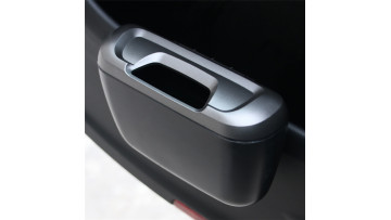 Mini Vehicle Car Garbage Trash Can Wast Basket Bin Car Hanging Bag Container Car Interior Accessories 20221