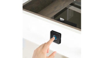 SYP02 Mini Keyless Smart Electronic Biometric Fingerprint Drawer Locker1