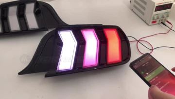 6066 Mustang LED RGB Taillights