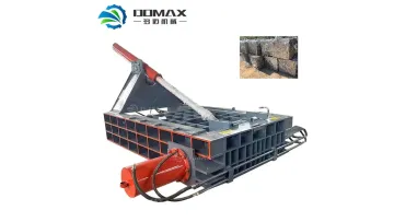 Industrial Waste Hydraulic Scrap Aluminum Cans Compactor Metal Block Press Horizontal Metal Baler Machine1
