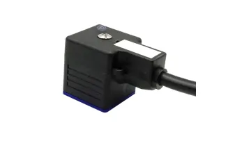 DIN43650A Waterproof IP67 Molded Cable AC DC 18mm 3P+E Solenoid Valve Coil Connector With Led Indicator Light1