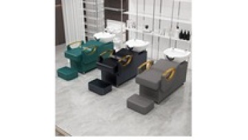 Wholesale Free sample Hair salon beauty salon Barber shop furniture Hair washing  Shampoo chair Shampoo bed1