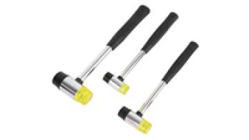 High Quality Double-faced Rubber Head Shock-absorbing Rubber Hammer Mallet Rubber Sledge Hammer1