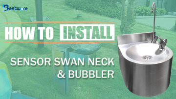 How to Install Sensor Swan Neck and Bubbler Faucet