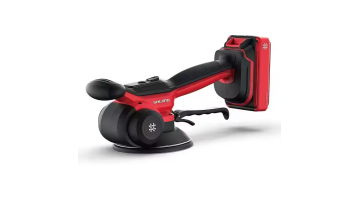 Operation Design: Adopts a handheld structure with a suction rubber disc