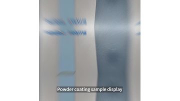 Powder coating sample display 6