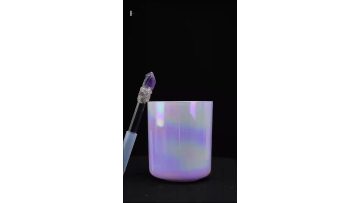 Q're Clear Crystal Singing Bowl