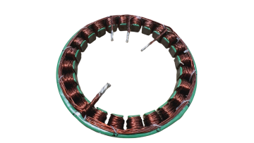 Brushless motor stator winding core