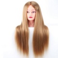 CAMMITEVER Professional Mannequins Styling Head Long Hair Wig Heads For Hairdressers Training Head Fiber Mannequin Head Display