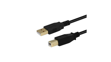 USB-A Male to USB-B 2.0 Cable