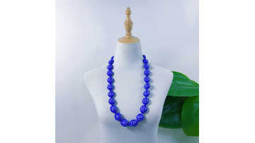 chuuk flag kukui nut necklace KN-jn058