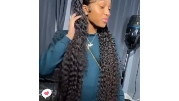 Thin transparent hd full frontal lace wigs wholesale virgin Brazilian hair hd lace wigs curly 100 human hair lace front wig1