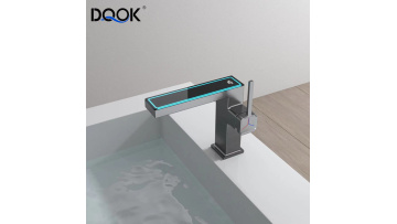 Modern digital display basin faucet