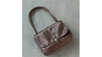 Classic Vegetable Tanned Leather Vintage Women's B