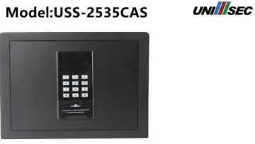 Hotel Room Safe with Memory Electronic Digital Keypad Lock for Security Safe Box with Internet (USS-2535CAS)1