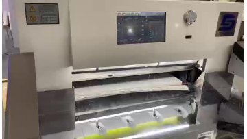 A3 720mm Automatic Paper Die Hydraulic Industry Guillotine Paper Cutting Machine with LCD Touch Screen1