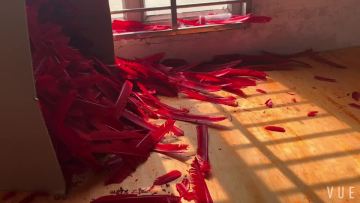 Wholesale Red And Black Ungrind Full Length Arrow Turkey Feathers1