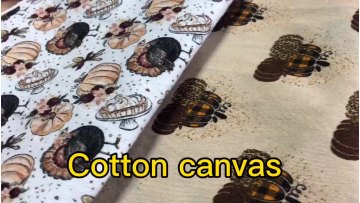 2021 hot sale good quality custom printing cotton canvas fabric sell by roll1