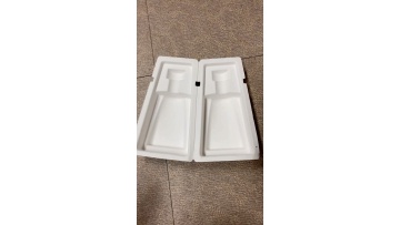 Compostable black color pulp paper packaging custom packaging box for glass bottle1