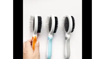 2 Sided Cat Dematting Brush Dog Bath Hair Comb Removal Pet Grooming Tool with Long Handle1