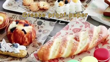 Burger bread greaseproof packaging style food grad