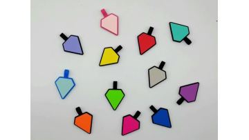 diamond shape pet tag