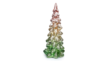 Christmas tree blown glass