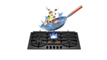 Square Shape Sabaf Burners Automatic Ignition apartments house commercial Gas Stove1