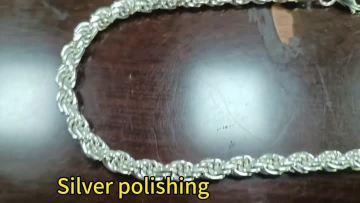 Plasma polishing of silver jewelry