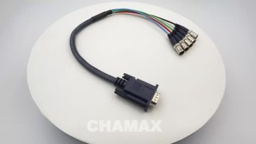 HDB 15P male to 75Ohms BNC female x4 cables