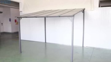 Patio Gazebo With PC Panel and Modern Design