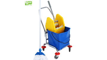 Haotian wholesale model B-040D 32L SINGLE MOP TROLLEY (SIDE PRESS)1